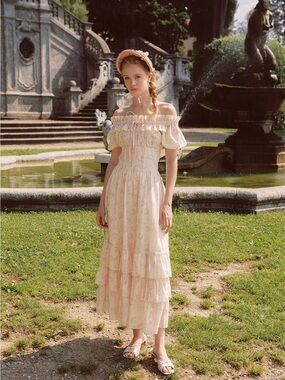 NEW LaceMade Flower & Poetry Corset Dress Size S